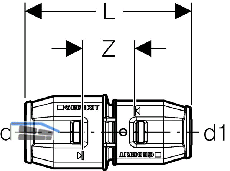 Geberit PushFit Reduktion d 20x16mm