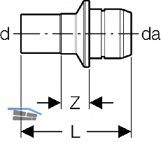 Geberit Mapress Steckberg. f. Verteiler