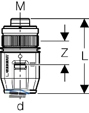 Geberit PushFit Schnellkupplung