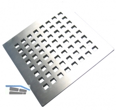 HL066Q.1E Niro-Rost \&quote;Quadra\&quote; 138x138mm