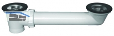 HL24-5/4 Abl.verb. DN40x5/4' m. 2 Vent.e