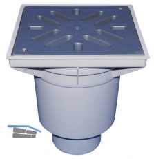 HL606L/1 Perfektabl. DN110 senkr 244x244 mm/226x226mm Kst. m. fr
