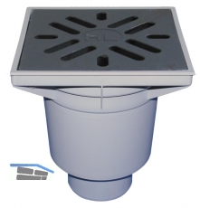 HL606/1 Perfektabl. DN110 senkr 244x244 mm Kst./226x226mm Guss m
