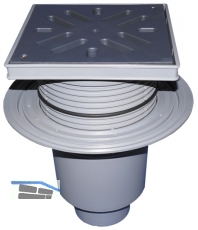 HL616L/5 Perfektabl. DN160 senkr m. Dich tflansch. 240x240mm/226