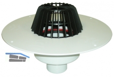 HL62P/2 Dachabl. DN125 m. PVC- Kragen u. Heizung (10-30W/230V)