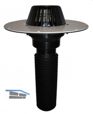 HL69P/1 Renovierungsdachabl. f. DN110 PVC-Kragen