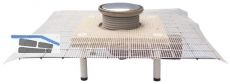 HL80CR Balk.- u. Terr.abl. DN50/75 drehb Polymerbetonkragen u. f