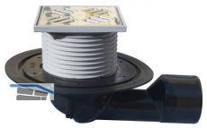 HL80 Balk.- u. Terr.abl. DN50/75 drehb. m. frosts. GK. 123x123mm