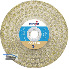 MARCRIST Diamant Trenn-Schleifscheibe CGF750 115 mm 3in1