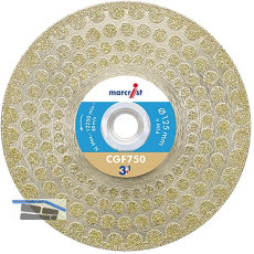 MARCRIST Diamant Trenn-Schleifscheibe CGF750 125 mm 3in1