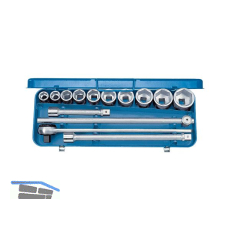 GEDORE Steckschl�ssel-Satz D32EMU-2 3/4"vierkant mit Umschaltknarre 14-teilig