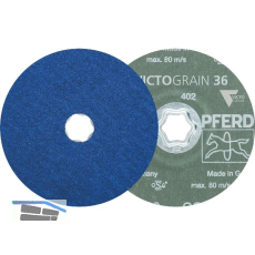 Fiberscheibe Combiclick � 125 mm Korn 36 f�r Metallschliff