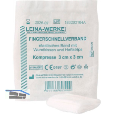 LEINA Fingerschnellverband 3 cm x 3 cm