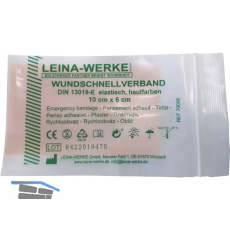 LEINA Wundschnellverband-EL 10 cm x 6 cm