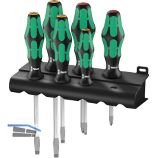 WERA Schraubendreher-Satz 334SK/6 Schlitz/Phillips 6-teilig