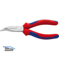 KNIPEX Langschnabelzange DIN 5745 gebogen 2K-Griff L�nge 160 mm