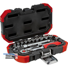 GEDORE RED Steckschl�ssel-Satz 1/4" R4900 mit Umschaltknarre 16-teilig