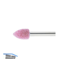 LUKAS Schleifstift Edelkorund Form SP Spitzbogen DIN69170 10 x 20 mm