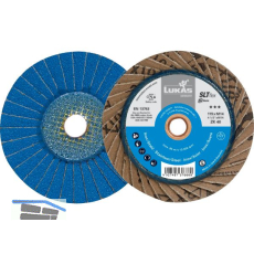 LUKAS Schleiflamellenteller SLTflex Zirkonkorund � 125 mm Korn 40