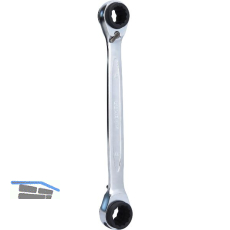 Doppel-Ringratschenschl�ssel 4in1 SW 16 x 17 mm, 18 x 19 mm
