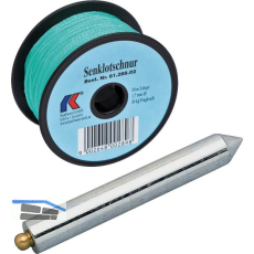KAUFMANN Senklot Lange Form 230 Gramm mit Schnur gr�n � 1,7 mm L�nge 30 m