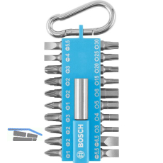 BOSCH Schrauberbit-Set mit Karabiner 21-teilig