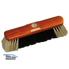 Haushaltsbesen reines Rosshaar 30 cm mit Gewinde ohne Stiel