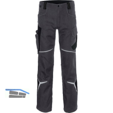 K�BLER Bundhose Bodyforce anthrazit/schwarz 50
