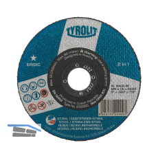 TYROLIT Trennscheibe gekr�pft Basic* 230 x 3,0 mm 2in1 Form 42