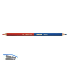 LYRA B�rofarbstift rot/blau L�nge 178 mm � 6,8 mm