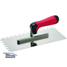 SCHULLER Gl�ttkelle 2-K-Griff 280 x 130mm Z6 x 6 rostfrei