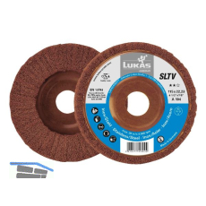 LUKAS Schleiflamellenteller SLTV Normalkorund � 115 mm Korn A104
