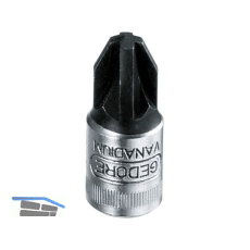 GEDORE Schraubendreher-Einsatz Pozidrive IKS20 DIN3120 1/4" PZ2