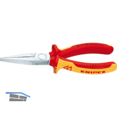 KNIPEX VDE Langbeck-Flachzange DIN 5745 lange, flache Backen L�nge 160 mm
