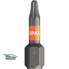 SPAX Bit-Einsatz T-Star 1/4"sechskant T10/25 mm Zapfenf�hrung, Inhalt 5 St�ck