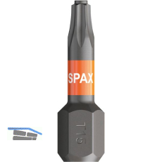 SPAX Bit-Einsatz T-Star 1/4"sechskant T15/25 mm Zapfenf�hrung, Inhalt 5 St�ck
