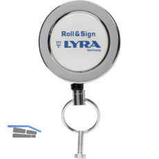 LYRA Werkzeugabroller BL01 mit Aufrollmechanismus und 120 cm Stahlseil