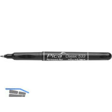 PICA Permanent-Pen Fine 533/46 Strichbreite 0,7 mm schwarz gerade Spitze