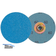 LUKAS Schleifblatt PSG 025 selbstspannend Zirkonkorund � 25 mm Korn 60