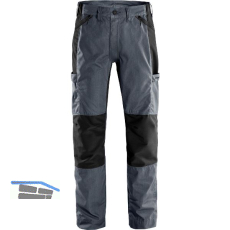 FRISTADS Stretchhose Allrounder 2540 LWR Farbe grau/schwarz 54