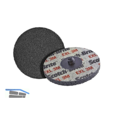 3M Kompaktscheibe Roloc XL-UR � 76,2 mm Korn 6 A med Fb. Braun