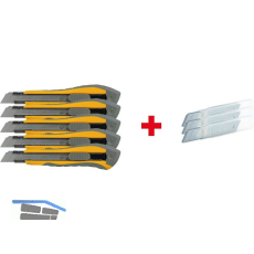 SOLIDO Cutter Set 5 x Cutter, 3 x Abbrechklingenbox 8-teilig