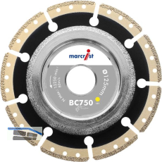 MARCRIST Diamant Schneid-Anfasscheibe BC750 125 x 22,2 mm