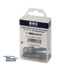 BOHRCRAFT Bit Adapter-Satz 1/4", 3/8", 1/2" L�nge 50 mm 3-teilig