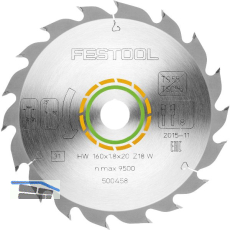 FESTOOL Standard Kreiss�geblatt HW � 160x1,8x20 Z�hne 18 Wechselzahn