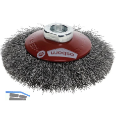 OSBORN Kegelb�rste mit Gewinde 100 x 10 x 20 mm Stahldraht gewellt