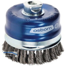 OSBORN Topfb�rste 90 x 32 mm Stahldraht gezopft M14