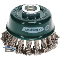 OSBORN Topfb�rste 65 x 20 mm rostfreier Stahldraht gezopft M14