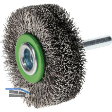 OSBORN Rundb�rste mit Schaft 50 x 17 x 6 mm rostfreier Stahldraht