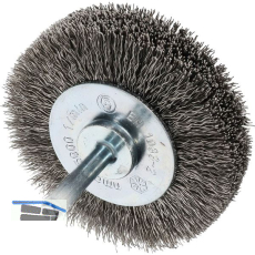 OSBORN Rundb�rste mit Schaft 70 x 18 x 6 mm rostfreier Stahldraht